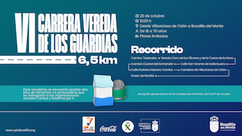 La Carrera Vereda de los Guardias será el 20 de octubre