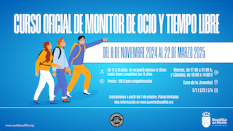 Nuevo Curso de Monitor de Tiempo Libre en Boadilla