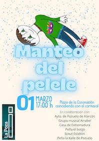 La Asociación Cultural La Poza celebra el tradicional Manteo del Pelele