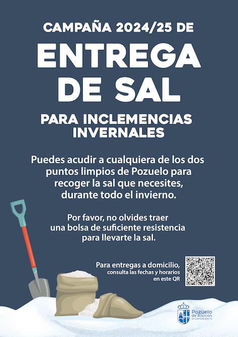 Entrega de sal gratuita en Pozuelo