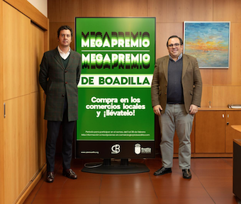 Boadilla entregará un Mega Premio por comprar en los establecimientos locales en febrero