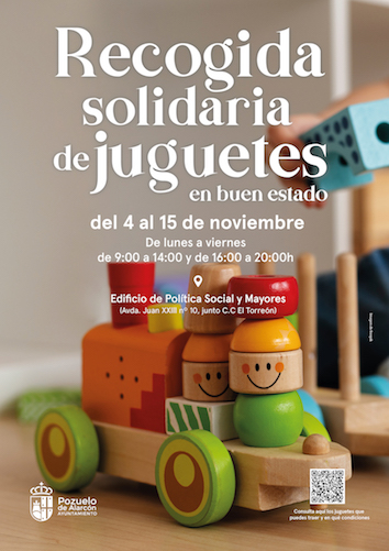 Pozuelo comienza una campaña de recogida solidaria de juguetes el próximo lunes