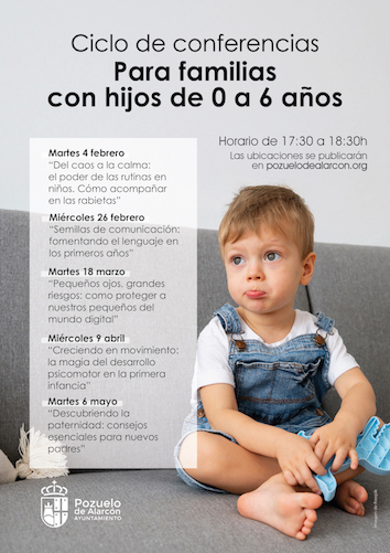 Pozuelo comienza un nuevo ciclo de conferencias para familias con pequeños de 0 a 6 años